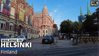 Walking in Helsinki Finland - Summer Evening Walk in Kaartinkaupunki (7 July 2021)