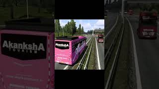 NEW Veera V7 AC Sleeper Bus Mod 😍 Akanksha Travels | Euro Truck Simulator 2 India