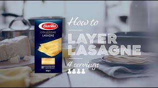 How To Layer Lasagne - Vegetarian