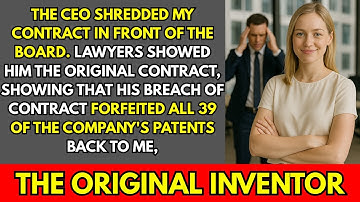 The CEO Shredded My Contract, So I Took Back ALL 39 of MY Patents