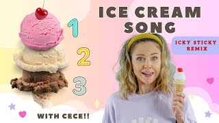 Icky Sticky Bubblegum Song Remix I Sing & Learn I The Ice Cream Song  I Toddler Learning