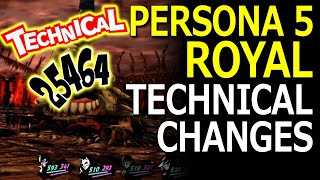 Technical Damage Changes in Persona 5 Royal (NO MAJOR SPOILERS)