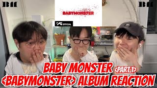 [ENG] BABY MONSTER [BABYMONS7ER] Album Reaction (PT.1) | 베이비 몬스터 [BABYMONS7ER] 앨범 리액션 Album Review