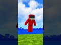 BLUE ONLY Challenge... #minecraft #shorts