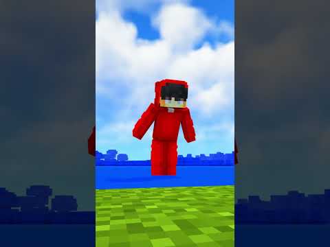 BLUE ONLY Challenge... #minecraft #shorts