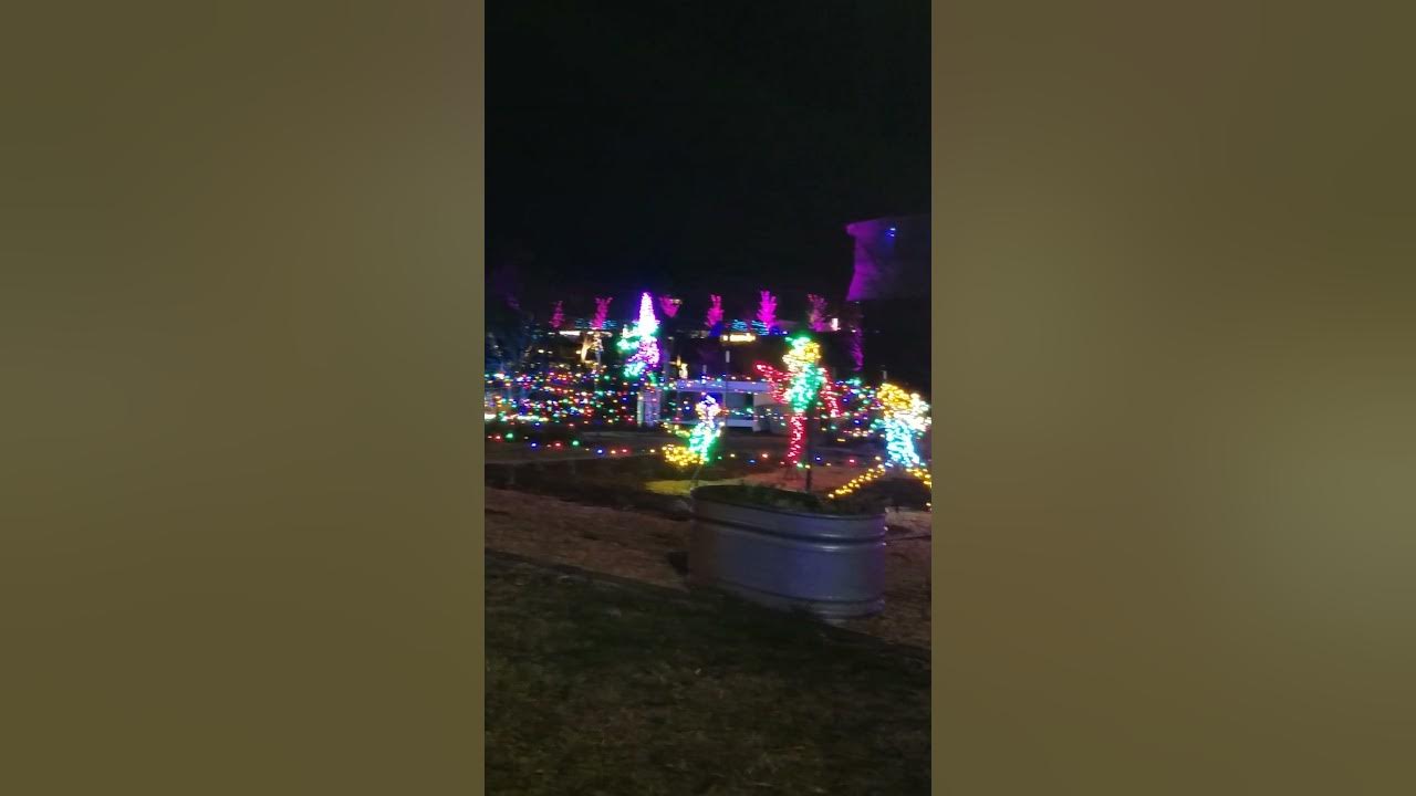 Lewis Ginter Botanical gardens Christmas lights Richmond Va YouTube