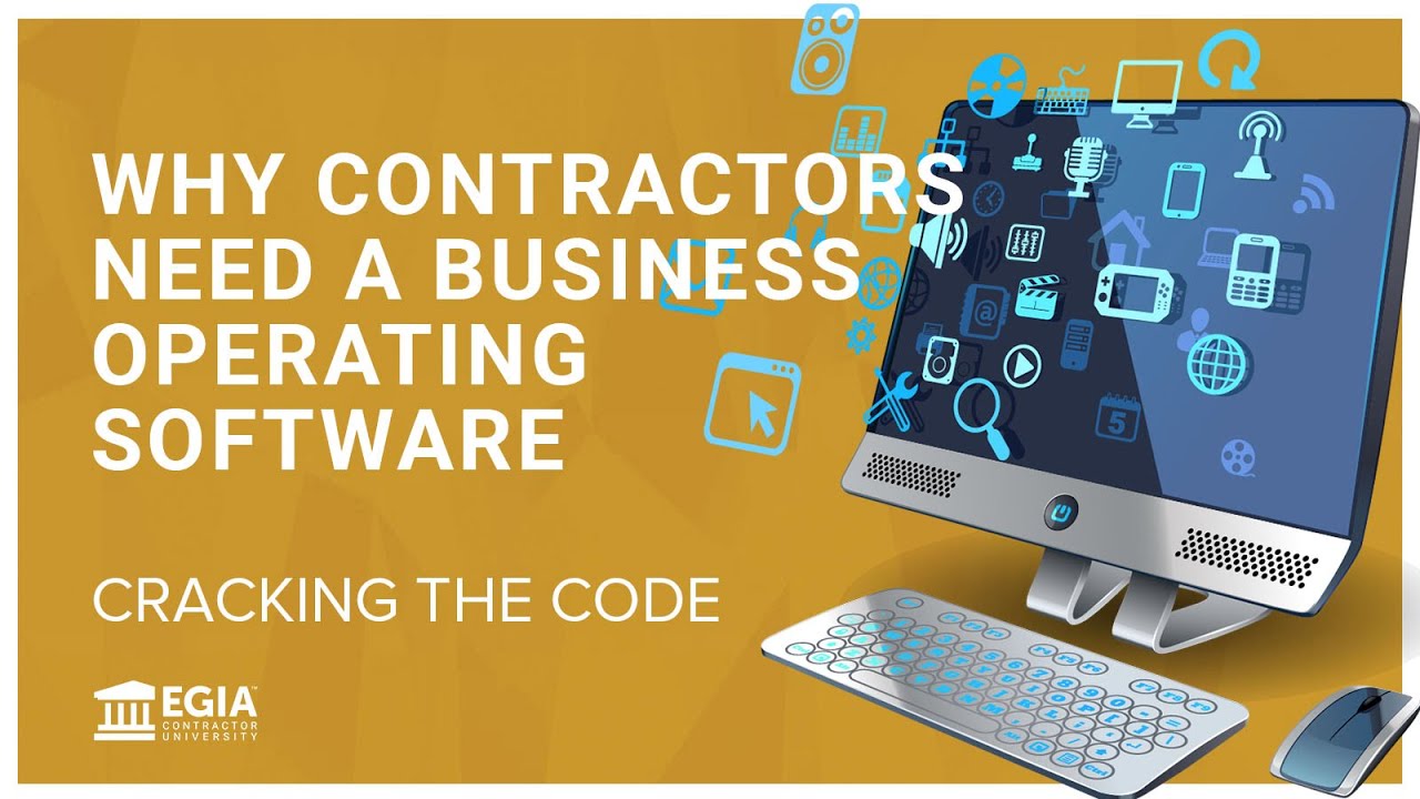 Why Contractors Need A Business Operating Software - YouTube