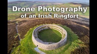 Aerial Photography of an Irish Ringfort in Donegal Ireland
