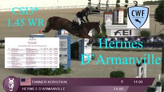 Hermes D’Armanville & TSK CSI3* $32,000 1.45 Winning Round WEC Ocala (8th)2026