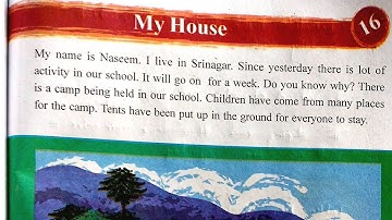 3rd STD | Chapter 16 | My house | Looking Around Environmental studies | Textbook Answer | studies