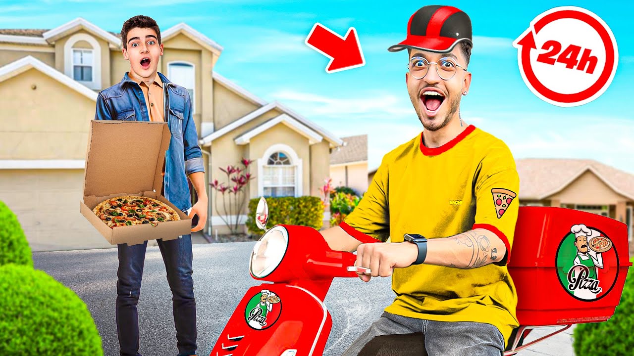 پیک موتوری شدم و براتون برگر آوردم 🍔🛵