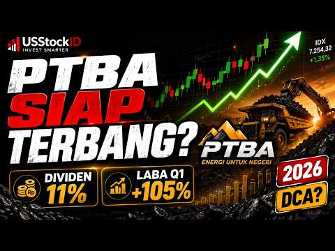 SAHAM PTBA MURAH ATAU JEBAKAN? Dividen 11%, Laba Naik 105%, Target Harga 2026 | USStockID