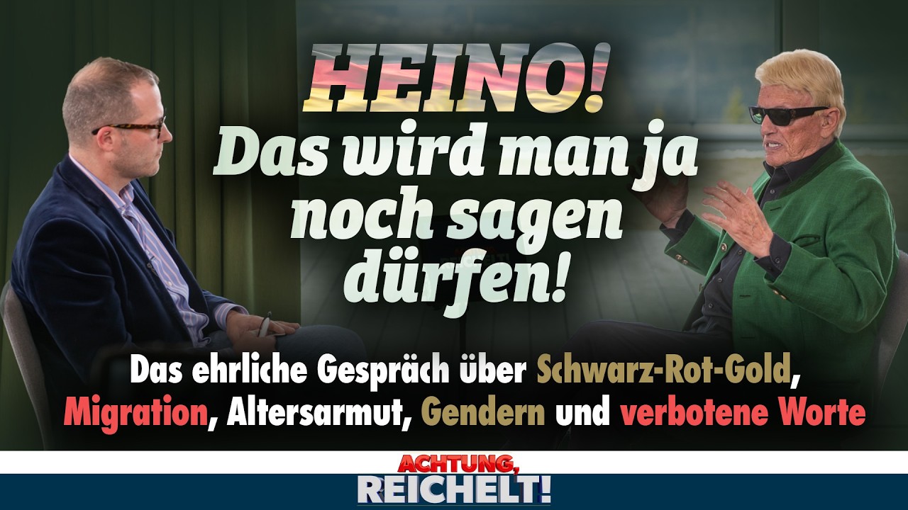 „Geht so nicht weiter!“ Was HEINO dann sagt, muss jeder Politiker hören | Achtung, Reichelt! 10.4.25