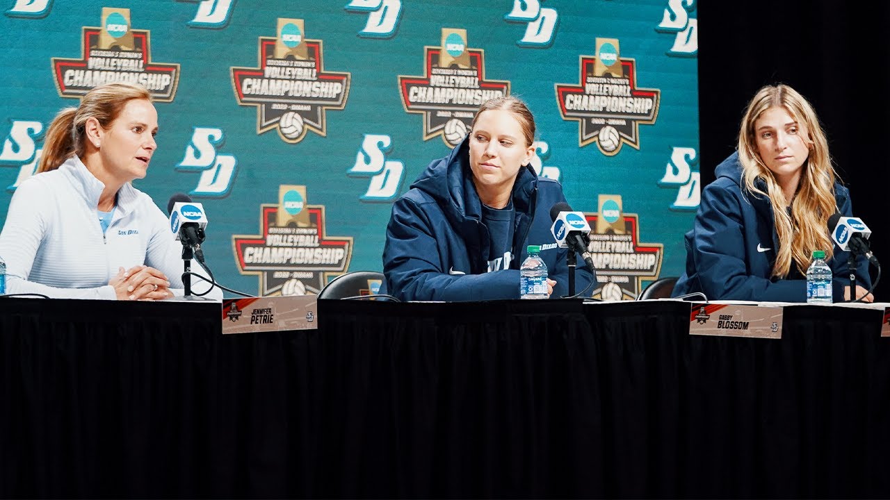 USD Volleyball Final Four Media 12/14/22 YouTube
