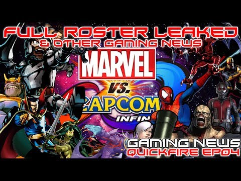 Marvel vs Capcom Infinite FULL ROSTER LEAKED & Other Gaming News - YouTube
