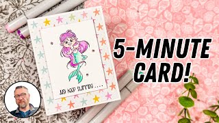 Need a Quick Card? Try This 5-Minute Mermaid Idea!