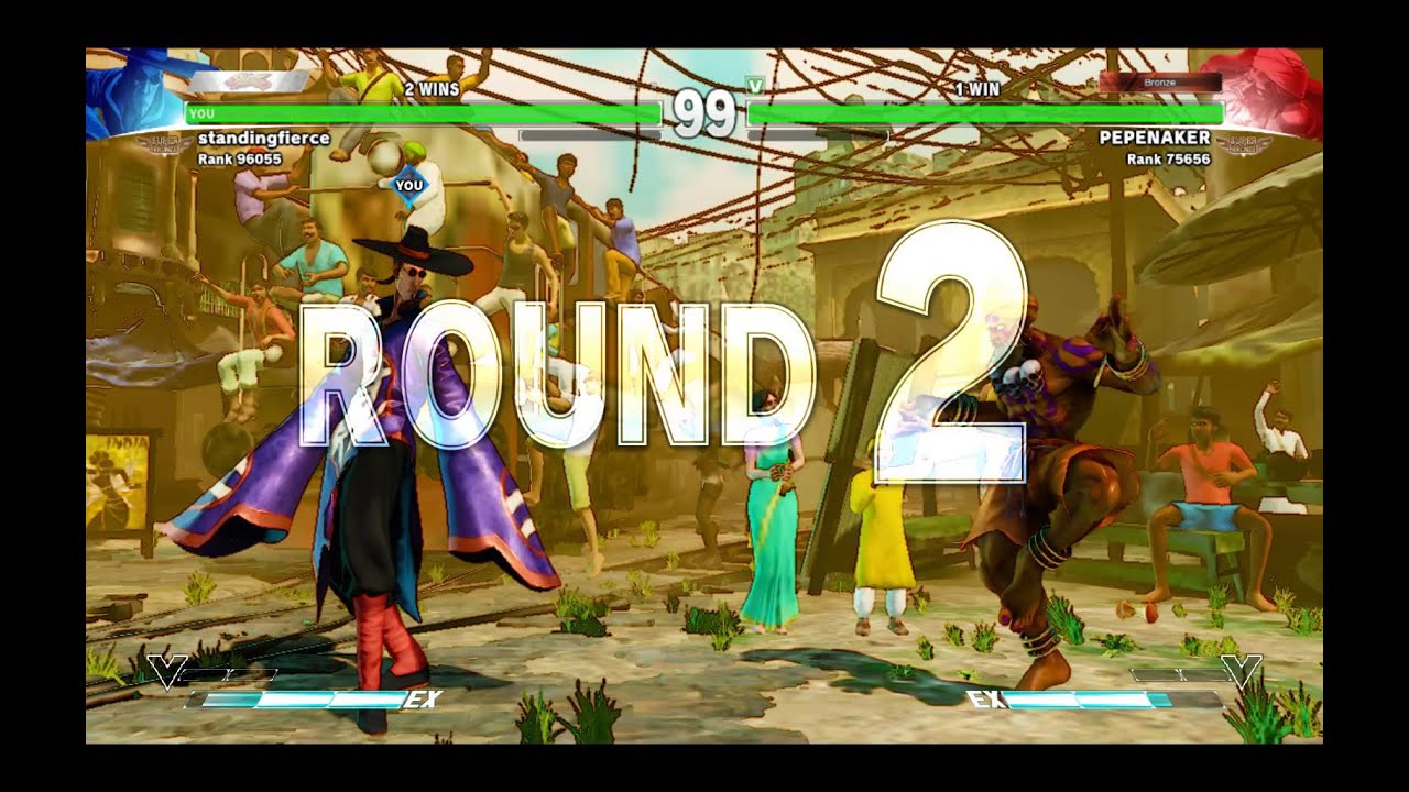 Street Fighter V standingfierce (FANG) vs PEPENAKER (Dhalsim)