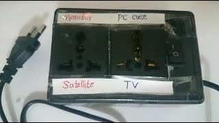 Power saver circuit for TV and satellite (or monitor and computer case)