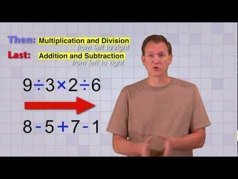 Video: Vilket kommer först i matematisk ordningsföljd?