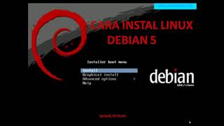 Cara instal linux debian 5