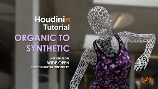 Celebrity Houdini Tutorial | Organic to Synthetic Procedural Approach : "Wide Open-The Chemical Brothers" Wealth