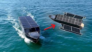 How I'm Upgrading my Solar Boat to a +7 Knot Trimaran with Better Stability