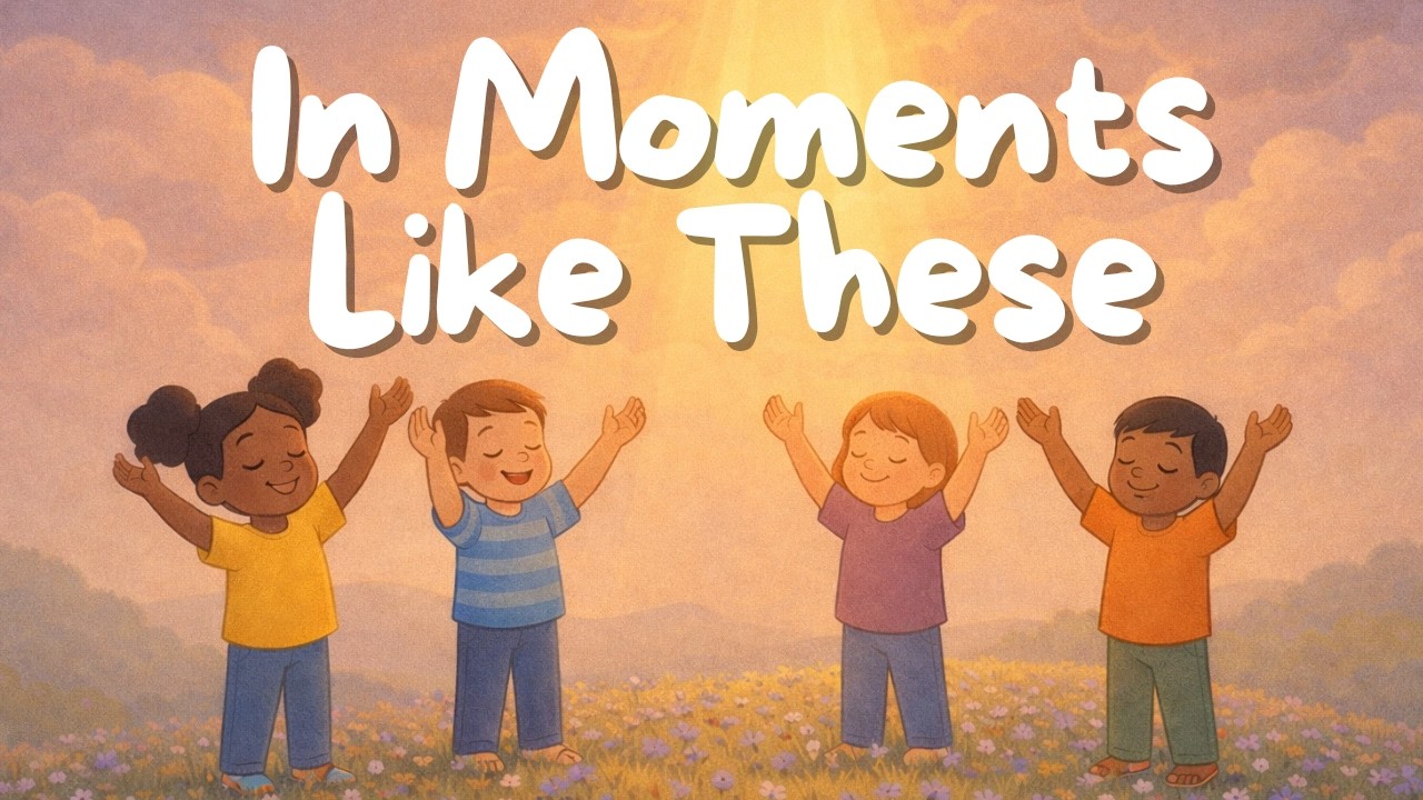 In Moments Like These Lullaby 2026 | Christian Kids Worship | Bedtime | Low Stimulation Visuals