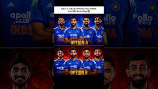 What is India's preferred pace attack for 2027 World Cup 🥵🗿 || #shortfeed #viralvideo #worldcup