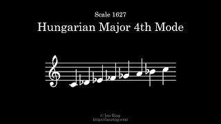 Scale 1627: Hungarian Major 4th Mode