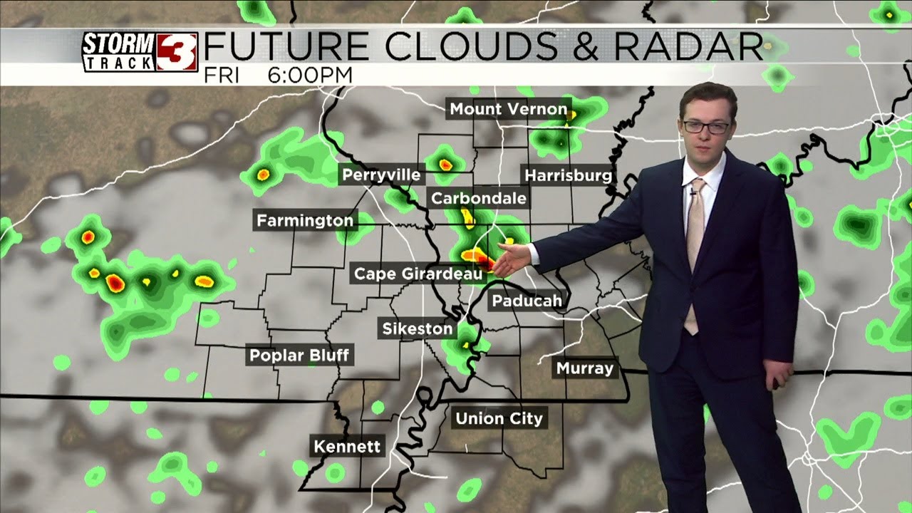 Rain and warm temps in the forecast ahead of the weekend - YouTube