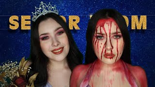 Carrie | Halloween Makeup Tutorial | Prom Makeup
