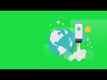 Launching green screen