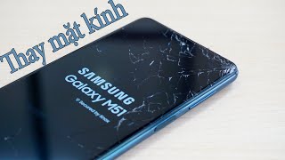 Thay mặt kính Samsung Galaxy M51 Pin 7000mAh | Galaxy M51 Screen Glass  Repair / Fixphone.com.vn - YouTube