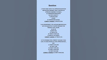 AWWA practice test study guide Exam Questions and Answers