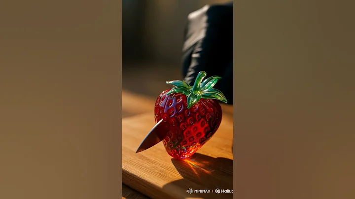 Cutting Glass Fruits Strawberry 🍓 ASMR #ai #aiart #asmrsounds #asmr #aiasmr #satisfyingvideo