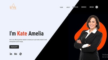 How to make a website DARK MODE | Dark Theme Website design Using HTML, CSS and JavaScript p2