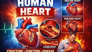  Human Heart | Structure | Function | Disease | Daigram in just one shot.