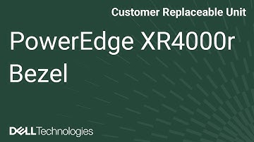 How to Remove/Install Bezel Filter for PowerEdge XR4000r