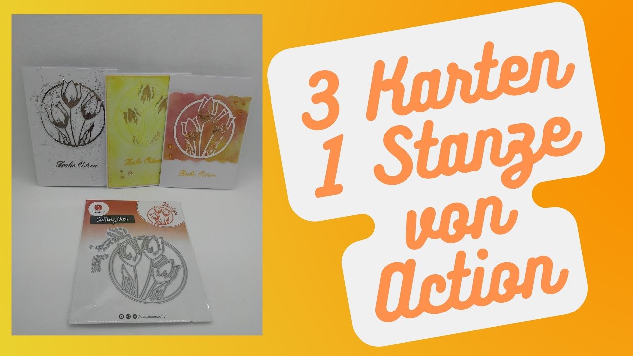 3 Karten mit einer Stanze von Action - YouTube