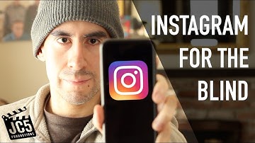 Instagram for blind people