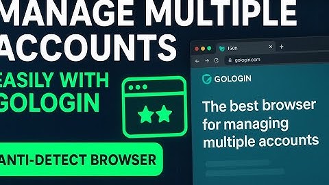 Stop Getting Banned! Use GoLogin Anti-Detect Browser @Gologin