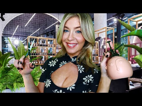 ASMR THE CUTE HAIRDRESSER ✂️ Realistic Haircut & Style Roleplay