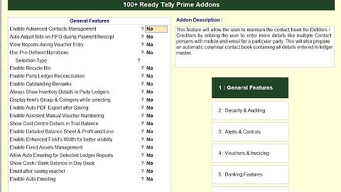 (Buy TDL Source Code Rs 1080) 100+ Ready Tally Prime 6.2 Addons (visit : www.tallywebsolutions.in)