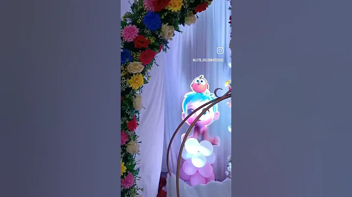 #nameceremony #reels #shorts #short #art  #birthday  #ytshorts #balloon #reels #theam #name #decor