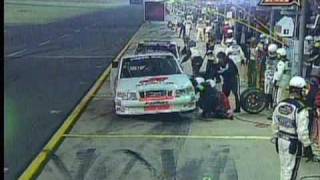 Kyle Busch Takes out Colin Braun and Brian Scott Lowes 2009