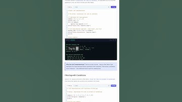 Python List Comprehensions - Elegant One-Liner Syntax — in 30 seconds #Tech #Learn #Tools