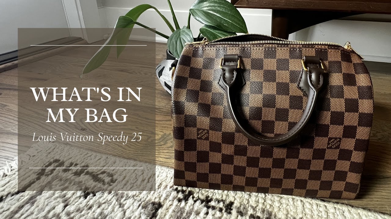 What's In My Bag | LOUIS VUITTON SPEEDY 25