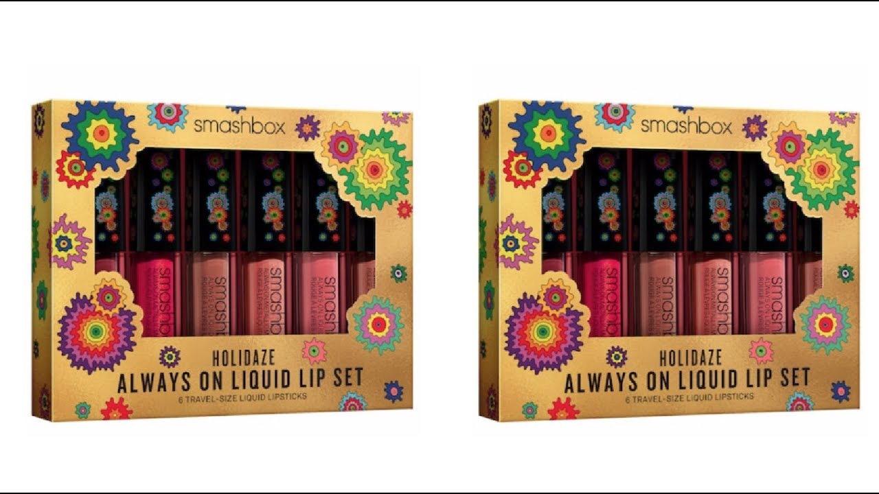 *NEW* Smashbox Holidaze Always On Liquid Lip Mini Set | Lipstick Unboxing & Swatches