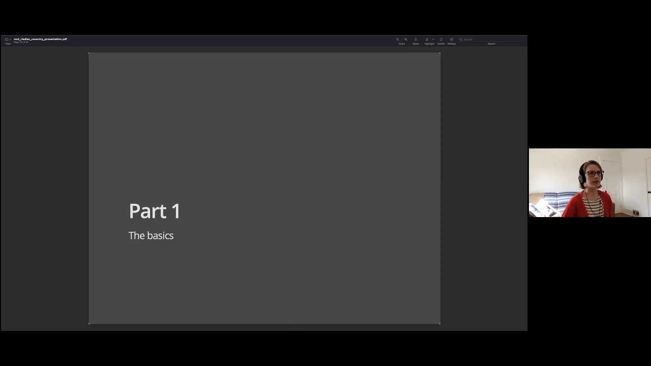 R-Ladies Coventry (English)- An introduction to R Markdown