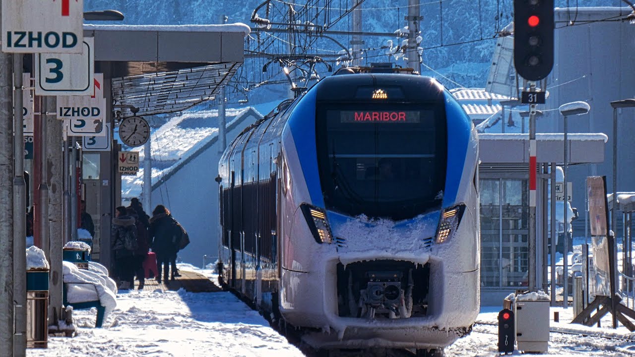 [4K] Trains on Ljubljana main station // Züge am Hauptbahnhof Ljubljana (2024)